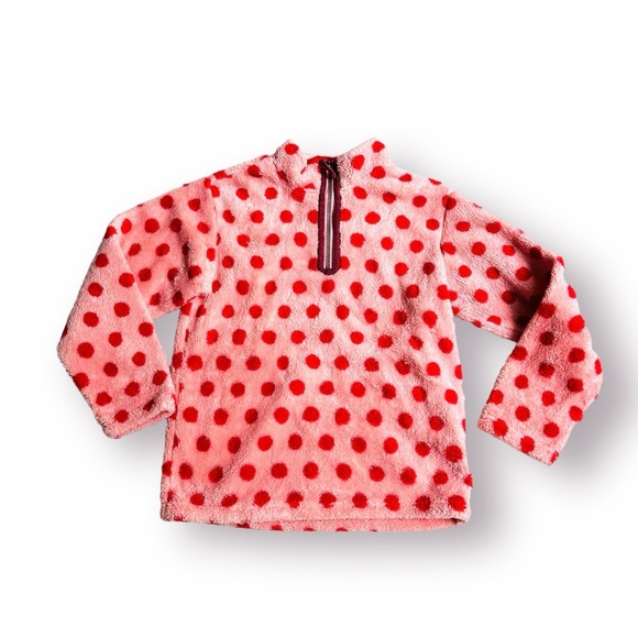 Hanna Andersson Fuzzy Polka Dot Sweater 
Size 140/10 Years - Picture 1 of 7